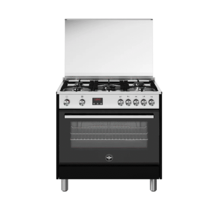 La Germania Gas Cooker 90cm – 5 Burners – Black (TUS95C81BCN/25)