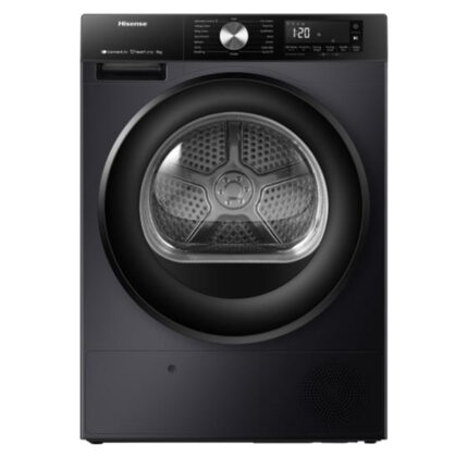 Hisense 9kg Heat Pump Tumble Dryer – A+++ (-21%) – DH3S902BT – Titanium