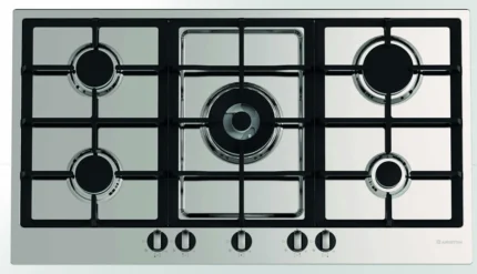 Ariston Built-in Gas Hob 90cm 5 Burners Stainless Steel – Model PK 951 T GH